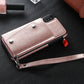 Creative Card Wallet Leather Case With Lanyard - Krosscanada