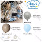 Cross - border New Retro Gray Apricot Balloon Chain Set Party Wedding Adult Ceremony Opening Arch Wreath Decoration - Krosscanada