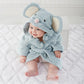 Cute Baby Zoo Bathrobe Hooded Bath Towel - Krosscanada