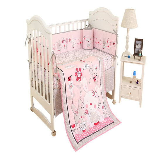 Cute flower - shaped baby embroidered quilt - Krosscanada