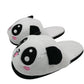 Cute Panda Autumn And Winter Warm Bag With Cotton Shoes Couple Home Thickening Bag With Cotton Slippers Cartoon Floor Tow - Krosscanada