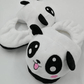 Cute Panda Autumn And Winter Warm Bag With Cotton Shoes Couple Home Thickening Bag With Cotton Slippers Cartoon Floor Tow - Krosscanada