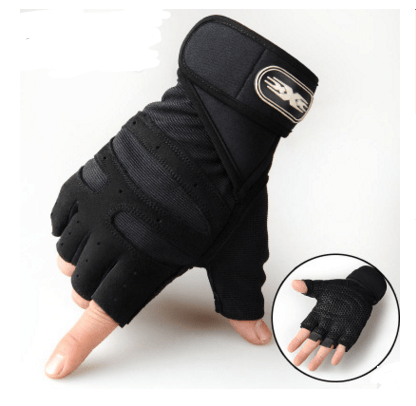 Cycling Gloves Half Finger Breathable Elastic Outdoor Bike Bicycle Riding Fitness Glove Accessories - Krosscanada