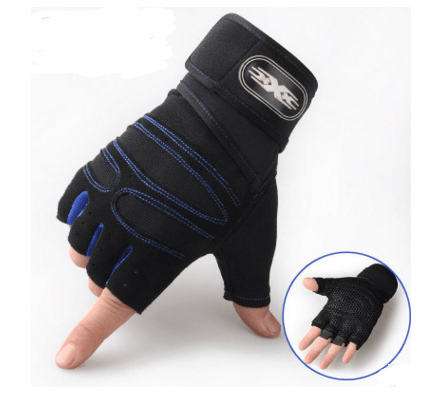 Cycling Gloves Half Finger Breathable Elastic Outdoor Bike Bicycle Riding Fitness Glove Accessories - Krosscanada