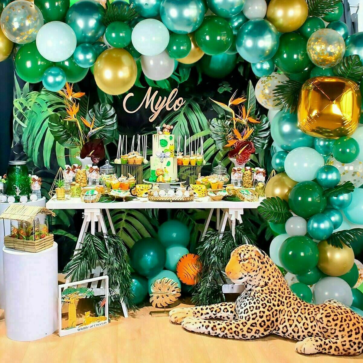 Dark Green Forest Series Balloon Chain Set - Krosscanada