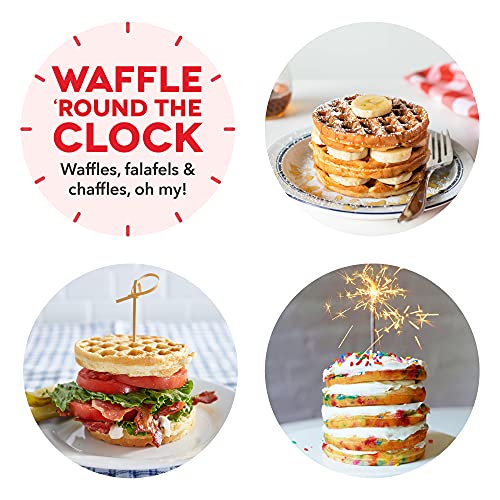 Dash DMW001AQ, Mini Waffle Maker Machine for Individuals, Paninis, Hash Browns, & Other On the Go Breakfast, Lunch, or Snacks, with Easy to Clean, Non - Stick Sides, 4 Inch, Aqua - Krosscanada
