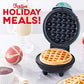Dash DMW001AQ, Mini Waffle Maker Machine for Individuals, Paninis, Hash Browns, & Other On the Go Breakfast, Lunch, or Snacks, with Easy to Clean, Non - Stick Sides, 4 Inch, Aqua - Krosscanada