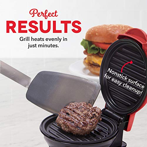 Dash DMW001AQ, Mini Waffle Maker Machine for Individuals, Paninis, Hash Browns, & Other On the Go Breakfast, Lunch, or Snacks, with Easy to Clean, Non - Stick Sides, 4 Inch, Aqua - Krosscanada