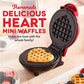 Dash DMW001AQ, Mini Waffle Maker Machine for Individuals, Paninis, Hash Browns, & Other On the Go Breakfast, Lunch, or Snacks, with Easy to Clean, Non - Stick Sides, 4 Inch, Aqua - Krosscanada