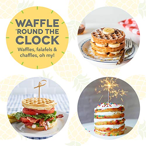 Dash DMW001AQ, Mini Waffle Maker Machine for Individuals, Paninis, Hash Browns, & Other On the Go Breakfast, Lunch, or Snacks, with Easy to Clean, Non - Stick Sides, 4 Inch, Aqua - Krosscanada
