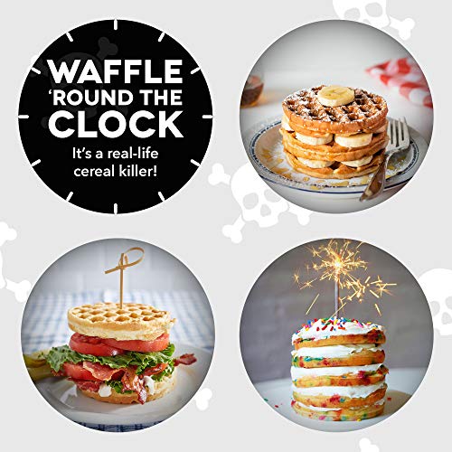Dash DMW001AQ, Mini Waffle Maker Machine for Individuals, Paninis, Hash Browns, & Other On the Go Breakfast, Lunch, or Snacks, with Easy to Clean, Non - Stick Sides, 4 Inch, Aqua - Krosscanada