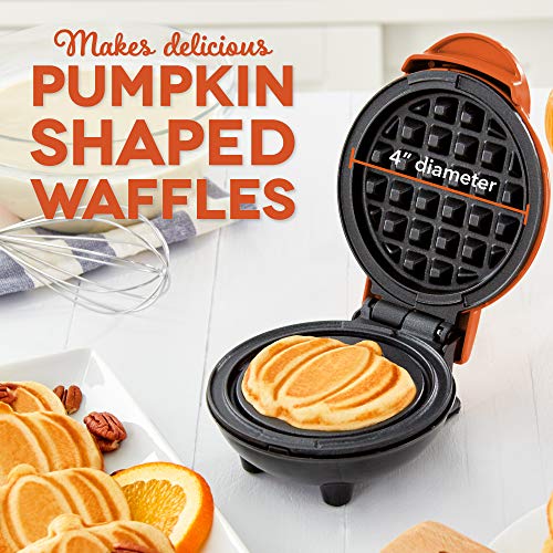 Dash DMW001AQ, Mini Waffle Maker Machine for Individuals, Paninis, Hash Browns, & Other On the Go Breakfast, Lunch, or Snacks, with Easy to Clean, Non - Stick Sides, 4 Inch, Aqua - Krosscanada