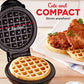 Dash DMW001AQ, Mini Waffle Maker Machine for Individuals, Paninis, Hash Browns, & Other On the Go Breakfast, Lunch, or Snacks, with Easy to Clean, Non - Stick Sides, 4 Inch, Aqua - Krosscanada