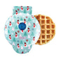 Dash DMW001AQ, Mini Waffle Maker Machine for Individuals, Paninis, Hash Browns, & Other On the Go Breakfast, Lunch, or Snacks, with Easy to Clean, Non - Stick Sides, 4 Inch, Aqua - Krosscanada
