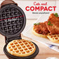 Dash DMW001AQ, Mini Waffle Maker Machine for Individuals, Paninis, Hash Browns, & Other On the Go Breakfast, Lunch, or Snacks, with Easy to Clean, Non - Stick Sides, 4 Inch, Aqua - Krosscanada