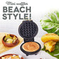 Dash DMW001AQ, Mini Waffle Maker Machine for Individuals, Paninis, Hash Browns, & Other On the Go Breakfast, Lunch, or Snacks, with Easy to Clean, Non - Stick Sides, 4 Inch, Aqua - Krosscanada
