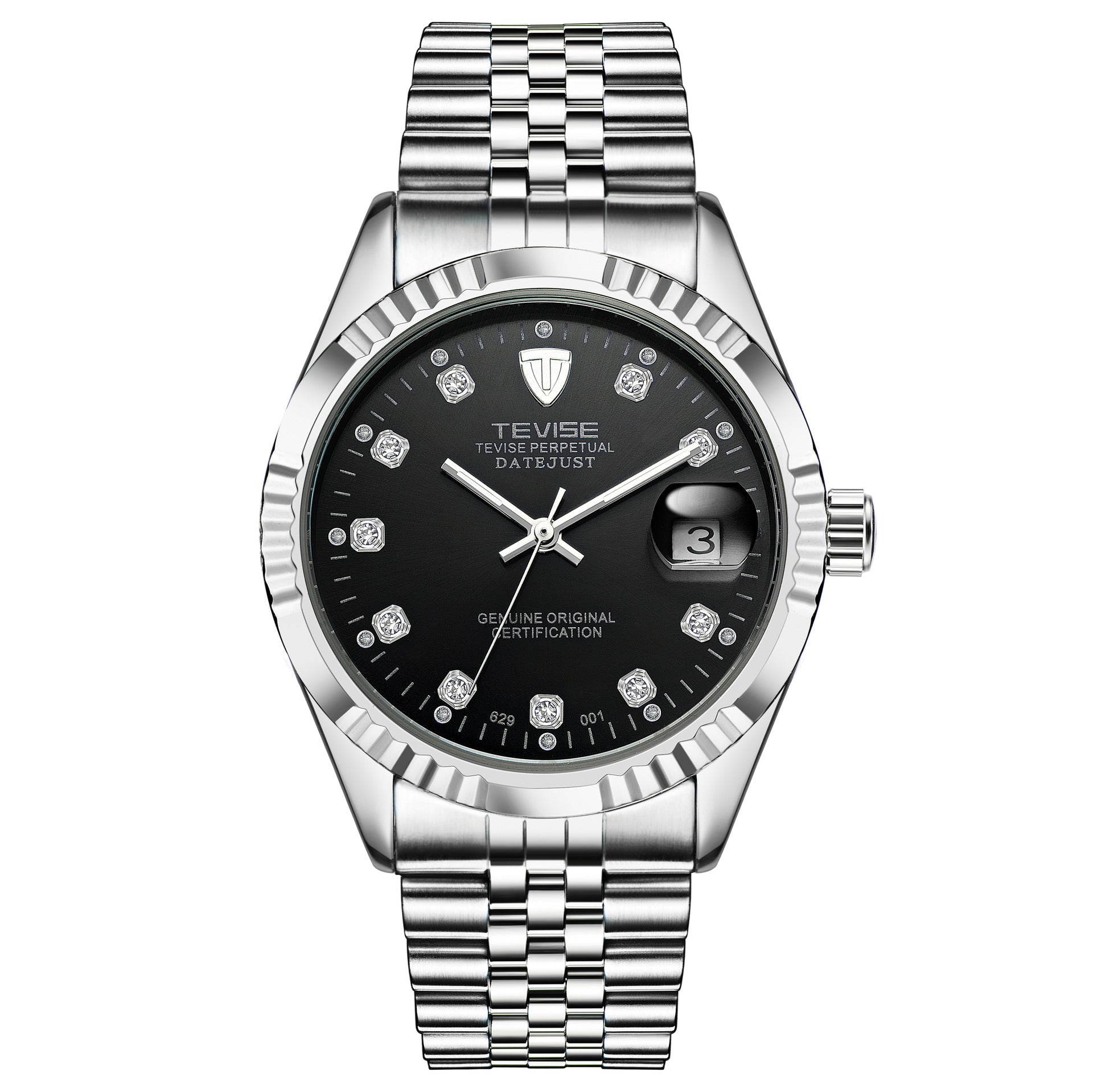 Detective TEVISE explosion calendar Mens watch business watch mechanical automatic mechanical watch waterproof sheet - Krosscanada