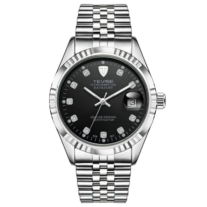 Detective TEVISE explosion calendar Mens watch business watch mechanical automatic mechanical watch waterproof sheet - Krosscanada