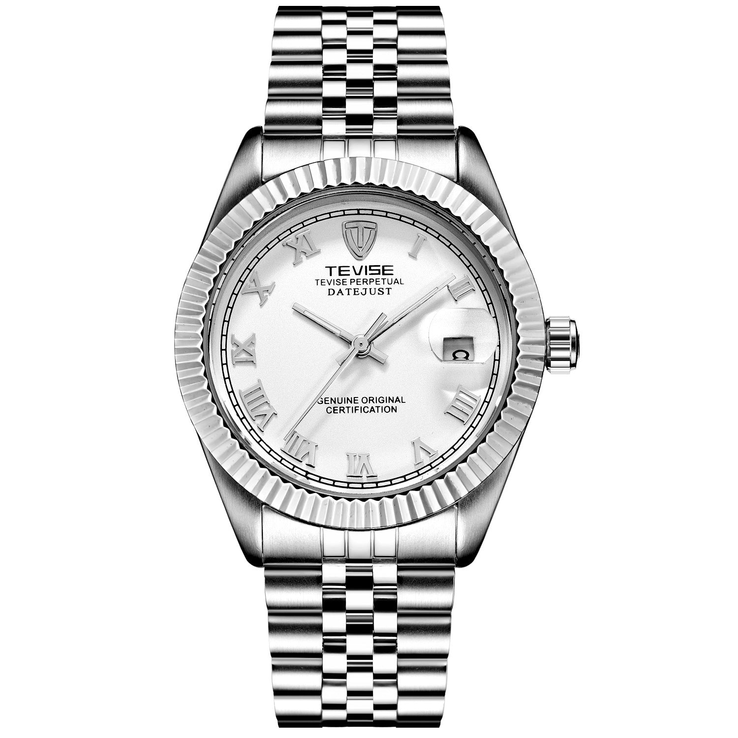Detective TEVISE explosion calendar Mens watch business watch mechanical automatic mechanical watch waterproof sheet - Krosscanada
