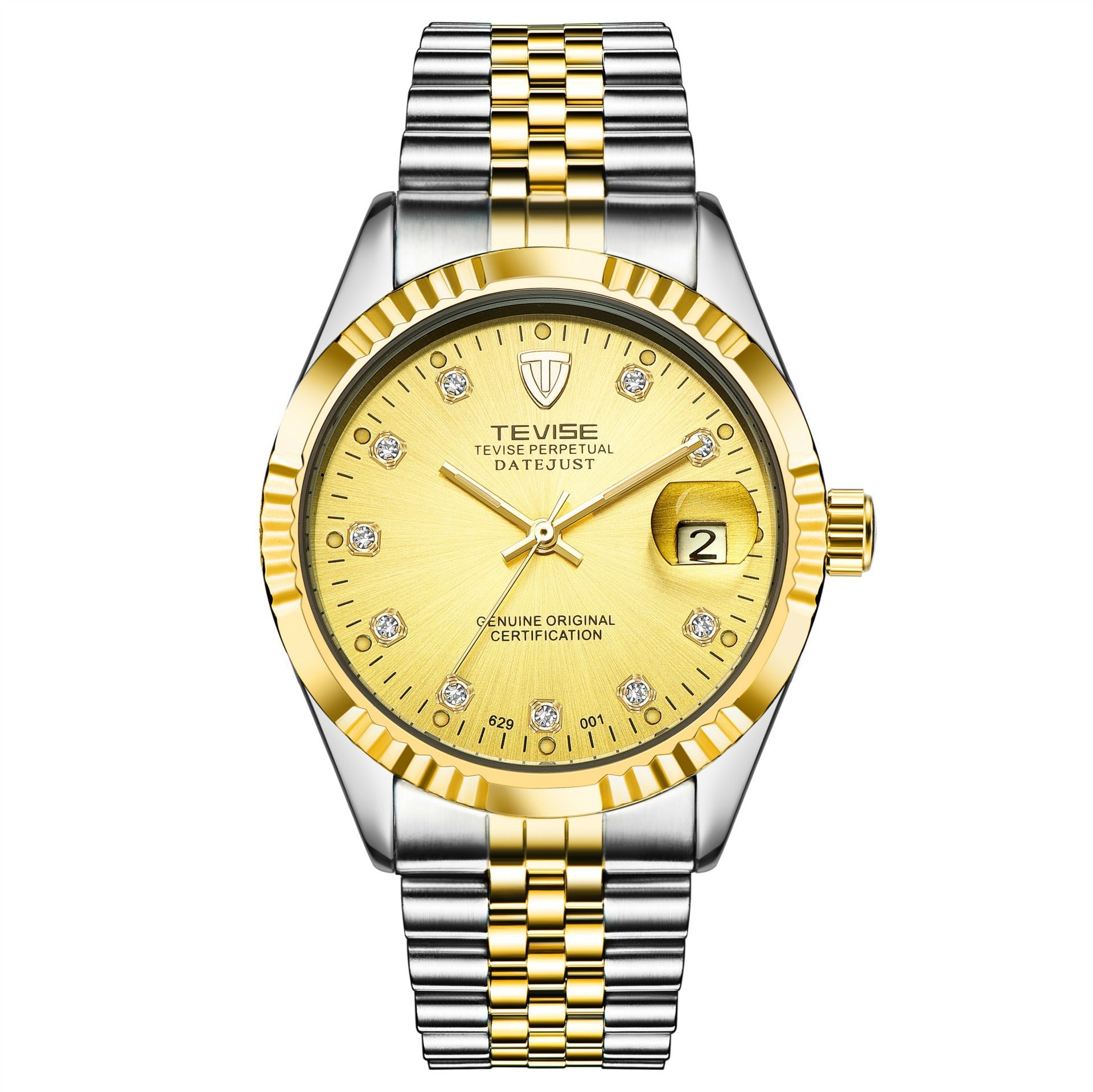 Detective TEVISE explosion calendar Mens watch business watch mechanical automatic mechanical watch waterproof sheet - Krosscanada