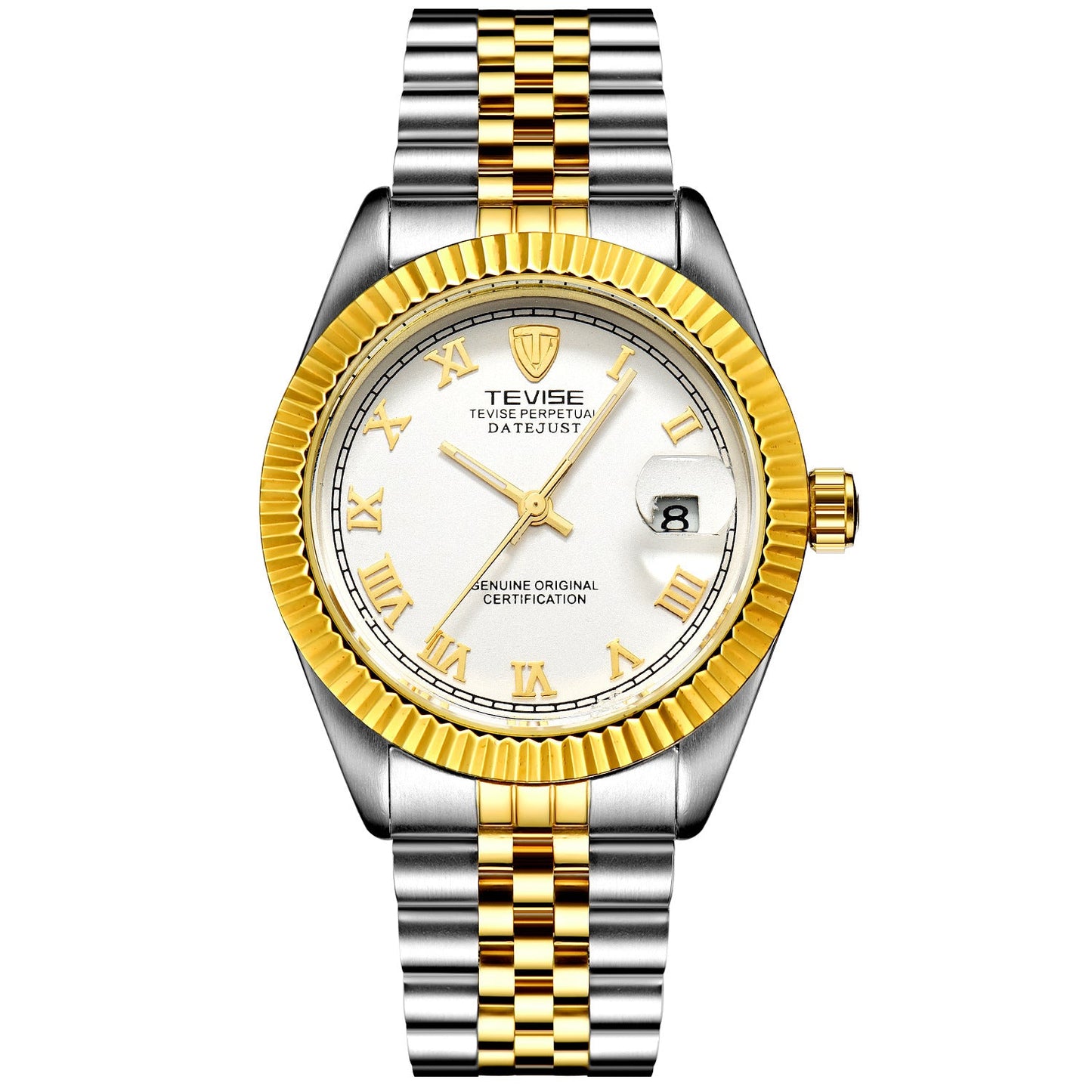 Detective TEVISE explosion calendar Mens watch business watch mechanical automatic mechanical watch waterproof sheet - Krosscanada
