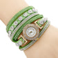Diamond Ladies Wrap Quartz Bracelet Watch - Krosscanada