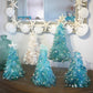 DIY Christmas Decoration Blue Christmas Tree Glass Creative Unique Decoration - Krosscanada