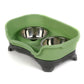 Dog bowl cat bowl pet cat double basin splash - proof neat dog cat rice bowl food bowl stainless steel bowl - Krosscanada