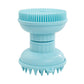 Double - Sided Shower Brush Silicone Shower Shampoo Brush - Krosscanada