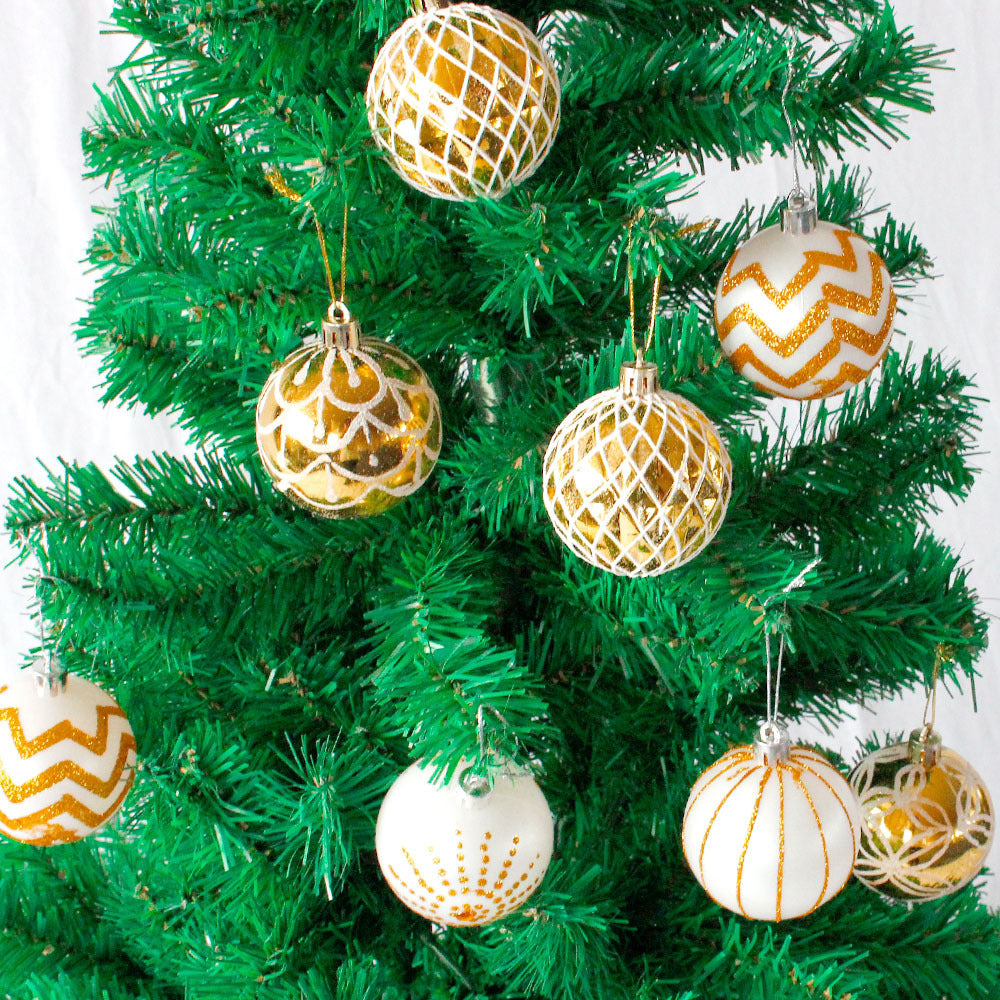 Christmas Decorations, Christmas Tree Decoration Balls In Bucket - KKscollecation