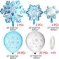 Snowflake Latex Balloon Set Decoration Christmas - KKscollecation