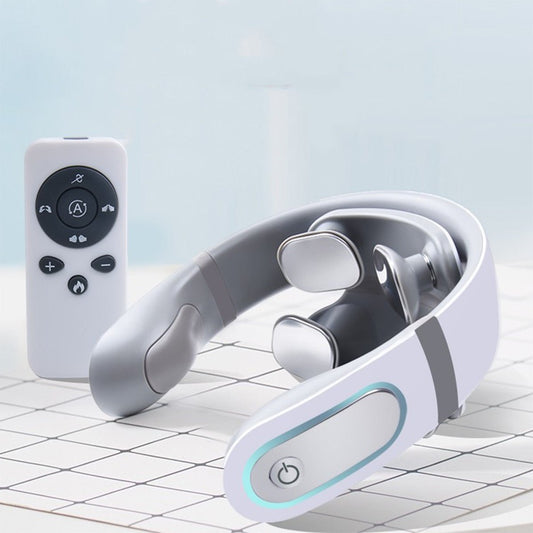 Electric Smart Multifunctional Far Infrared Heating with 2 Heads Neck Vibration Health Massager - Krosscanada
