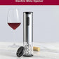 Electric Wine Opener, Automatic Electric Wine Bottle Corkscrew Opener With Foil Cutter, 5 In One Gift Box Rechargeable - Krosscanada