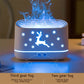 Elk Flame Humidifier Diffuser Mute Household Atmosphere Lamp Christmas Home Decorations - Krosscanada