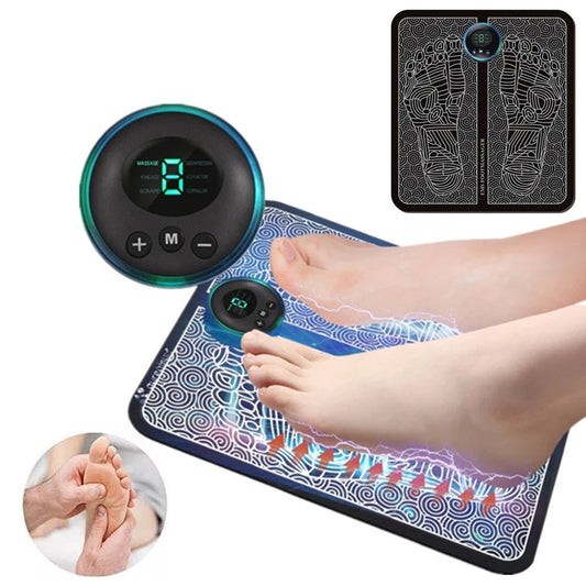 Ems Foot Massager Mat Tens Fisioterapia Electric Foot Cushion Blood Circulation Acupunctur Pad Foot Health Care Relaxation Pain - Krosscanada