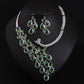Europe And The United States Luxury Drilling Jewel, Peacock Necklace, Earrings Set, Bride Dinner Dress, Temperament Accessories Wholesale - Krosscanada