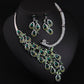 Europe And The United States Luxury Drilling Jewel, Peacock Necklace, Earrings Set, Bride Dinner Dress, Temperament Accessories Wholesale - Krosscanada