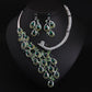 Europe And The United States Luxury Drilling Jewel, Peacock Necklace, Earrings Set, Bride Dinner Dress, Temperament Accessories Wholesale - Krosscanada