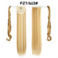 European And American Long Straight Hair Velcro Ponytail - Krosscanada