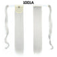 European And American Long Straight Hair Velcro Ponytail - Krosscanada