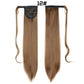 European And American Long Straight Hair Velcro Ponytail - Krosscanada