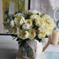 European - style Mini Peony And Peony Five - color Artificial Flower Artificial Flower Silk Flower Artificial Flower Set - Krosscanada
