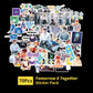 Exo Nct127 Stray Kids Twice Got7 Seventeen Txt Stickers Star Stickers - Krosscanada