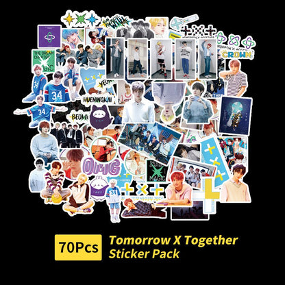 Exo Nct127 Stray Kids Twice Got7 Seventeen Txt Stickers Star Stickers - Krosscanada