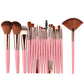 Eye Brushes, Blush Brush, Iip Brush And Fan - Shaped Makeup Brush Set - Krosscanada