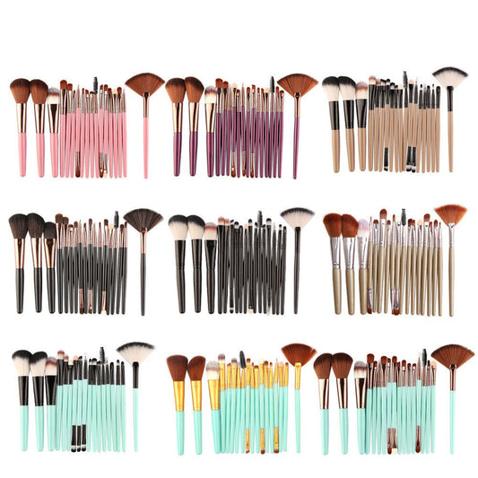 Eye Brushes, Blush Brush, Iip Brush And Fan - Shaped Makeup Brush Set - Krosscanada