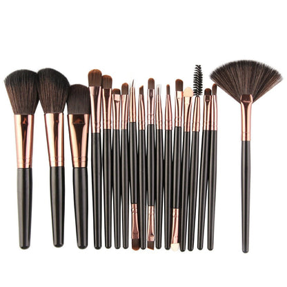 Eye Brushes, Blush Brush, Iip Brush And Fan - Shaped Makeup Brush Set - Krosscanada