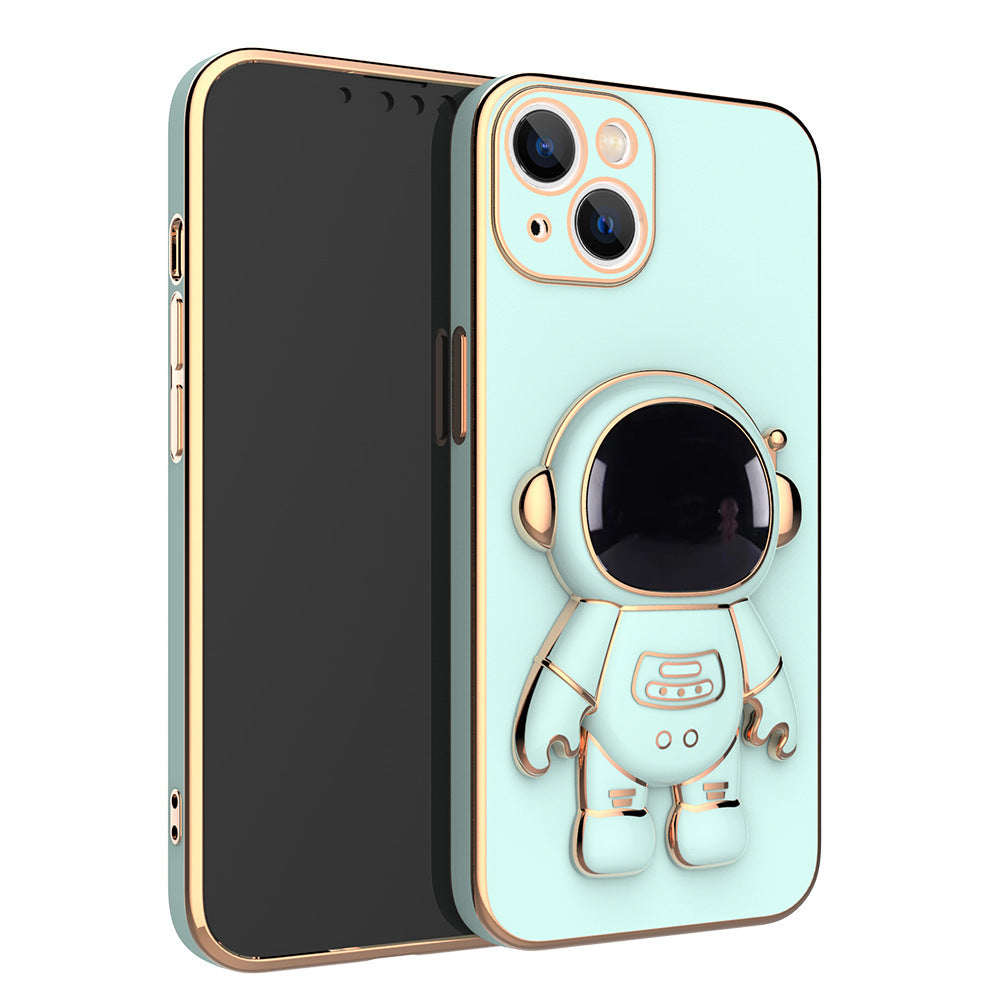 3D Astronaut Phone Case Anti-Drop Electroplating Bracket - KKscollecation