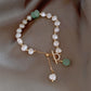 Women Irregular Freshwater Pearl Adjustable Bracelet - KKscollecation