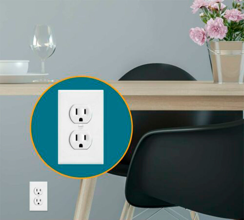 Durable Convenient Outlet Cover Duplex Wall Plate Led - KKscollecation